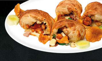Produktbild Pizzabrötchen mit Pfifferlingen